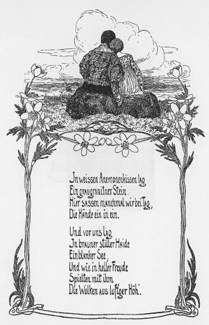 Lot 3619, Auction  105, Vogeler, Heinrich, Dir. Gedichte