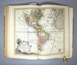 Los 8 - Euler, Leonhard - Geographischer Atlas. Berlin, Michael, 1760. - Erste deutsche Ausgabe, um 4 Karten vermehrt - 1 - thumb