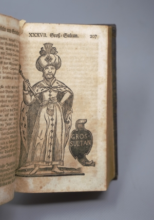 Los 15 - Martini, Johann Jacob - Neu eingerichtete und nach dem jetzigen Staat vermehrte Bilder-Geographie, von denen vier Welt-Theilen. Leipzig, C. F. Gessner, 1753. - Mit einer Weltkarte in zwei Hemisphären und eindrucksvollen Holzschnitten - 6 - thumb