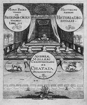 Lot 70, Auction  125, Orientalische Historie, Sammelband aus 3 lateinischen Schriften. Meist Berlin, verschiedene Verlage, 1671. - Orientalische und Chinesische Bräuche und Sitten