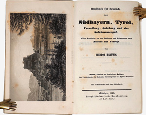 Lot 96, Auction  125, Hartwig, Theodor, Handbuch für Reisende durch Südbayern. München, J. Lindauer, 1842. - Erweiterte Auflage