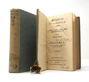 Los 104 - Kaufhold, Anton - Spanien wie es gegenwärtig ist. Gotha, Carl Wilhelm Ettinger, 1797. - Sehr seltene einzige Ausgabe - 1 - thumb