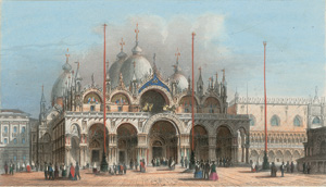 Lot 146, Auction  125, Venise et Genève, Privates Souveniralbum mit 33 malerischen Ansichten von Venedig und Genf. 1854