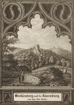 Los 175 - Hoffmann, Friedrich August - Die Burgen und Bergfesten des Harzes und der nächsten Umgegend. Quedlinburg und Leipzig, Basse, 1836. - Einzige Ausgabe - 0 - thumb