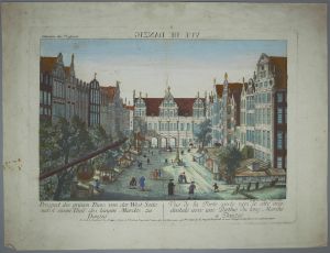 Los 225 - Guckkastenbilder - 3 kolorierte Kupferstiche zu Danzig. Um 1780 - 1 - thumb