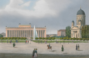 Los 236 - Lütke, Ludwig Eduard - Ansichten von Berlin und Potsdam. 19 Lithographien. Berlin, E. H. Schröder, ca. 1850 - 0 - thumb