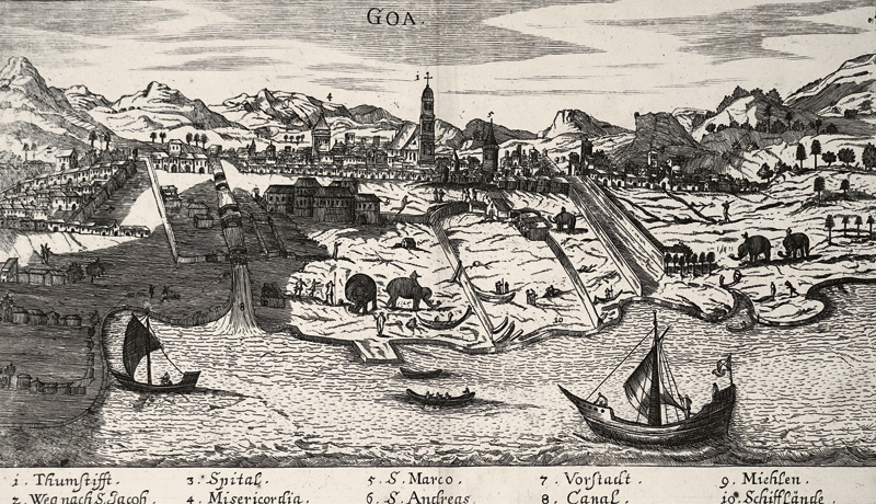 Lot 76, Auction  125, Wagner, Johann Christoph, Goa. Kupferstich. 1685