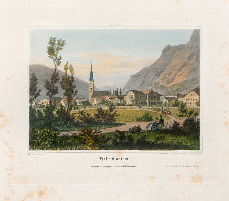 Lot 124, Auction  125, Pezolt, Georg, Album vom Salzburger Alpenlande. Badgastein, Schoen, um 1850 