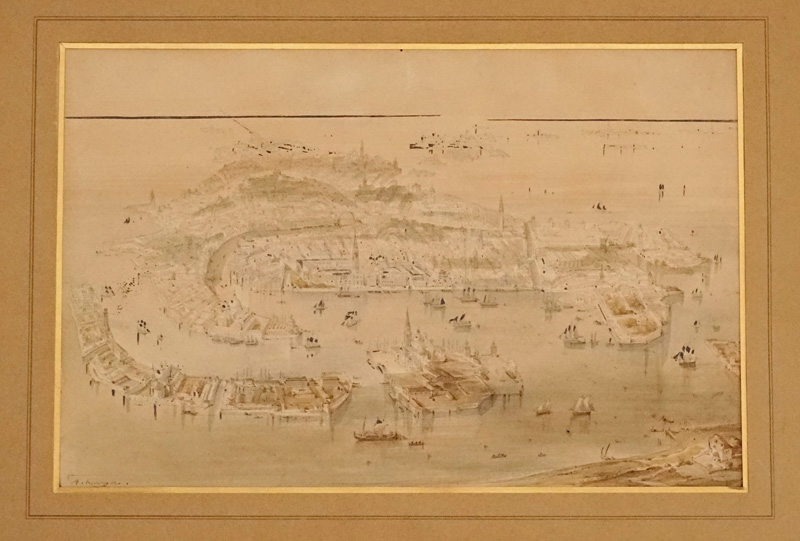 Lot 135, Auction  125, Rouargue, Adolphe, Venedig. Zeichnung. Um 1850