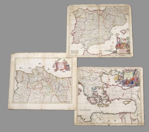 Los 94 - Danckerts, Justus - Sammlung von 54 grenzkolorierten Kupferstichkarten - 2 - thumb