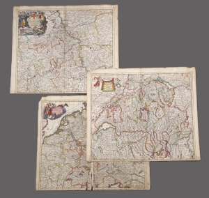 Los 94 - Danckerts, Justus - Sammlung von 54 grenzkolorierten Kupferstichkarten - 5 - thumb