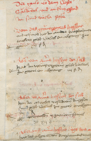 Los 1012 - Seligenthaler Gültbuch - Abgabenliste des Zisterzienserinnenstifts. Deutsche Handschrift auf Papier - 0 - thumb