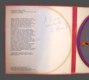 Los 3331 - Paz, Octavio - Discos visuales. Mexiko-Stadt 1968. -  Widmungsexemplar - 1 - thumb