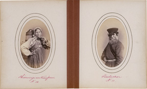 Lot 4020, Auction  126, Carrick, William, Portraits of Russian military officers, monks, pilgrims and farmers