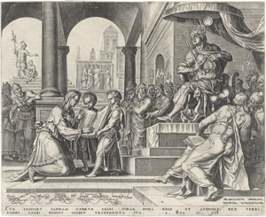 Lot 5122, Auction  126, Galle, Philips, Die Geschichte des Königs Josua