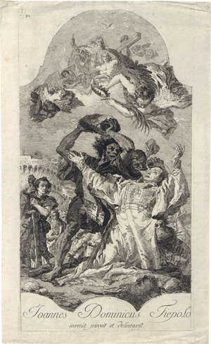 Lot 5333, Auction  126, Tiepolo, Giovanni Domenico, Die Steinigung des hl. Stephanus