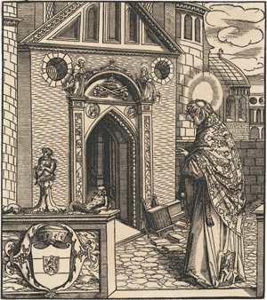 Lot 5489, Auction  126, Beck, Leonhard, Hl. Amalberga; Hl.Guilhelmus; Hl. Landrada; Hl. Modericus; H. Slivinus