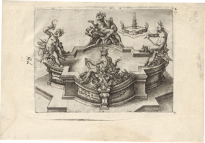 Lot 5532, Auction  126, Dietterlin, Wendel, Zwei Entwürfe für Brunnenanlagen
