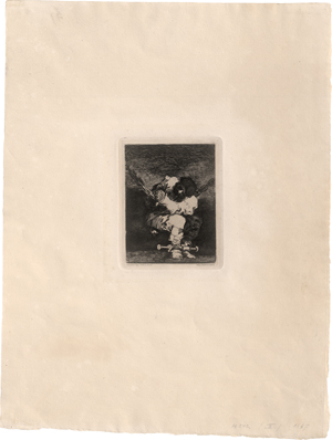 Lot 5562, Auction  126, Goya, Francisco de, Der kleine Gefangene