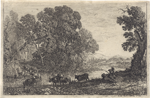 Lot 5620, Auction  126, Lorrain, Claude, Le Bouvier 