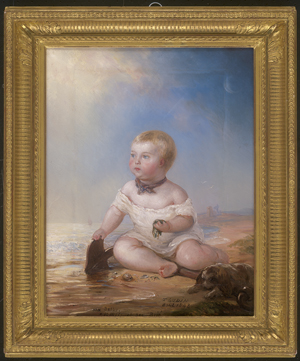 Los 6055 - Gudin, Théodore - Die Tochter des Künstlers Elisabeth am Strand - 1 - thumb