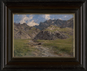 Los 6117 - Bertin, Alexandre Charles - "Une source dan les Alpes": Quelle in den Alpen - 1 - thumb