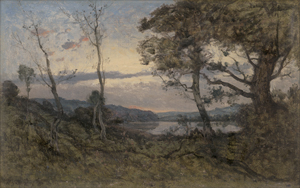 Los 6167 - Harpignies, Henri Joseph - Abendstimmung über einer Flusslandschaft - 0 - thumb