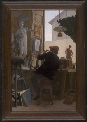 Los 6170 - Französisch - um 1880. Bildhauer in seinem Atelier - 1 - thumb