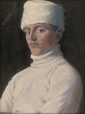 Los 6207 - Heckmann, Erwin - Selbstbildnis mit weißer Kappe - 0 - thumb