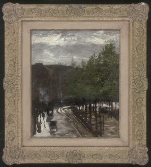 Los 6217 - Französisch - 1880er Jahre. Verregneter Pariser Boulevard - 1 - thumb