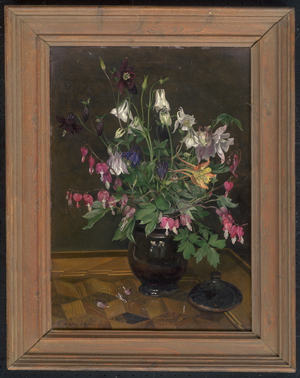 Los 6226 - Frank, Hans - Stilleben mit Akelei, Kapuzinerkresse und tränenden Herzen - 1 - thumb