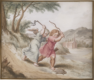 Los 6536 - Flämisch - 17. Jh. Zwei emblematische Darstellungen - 1 - thumb