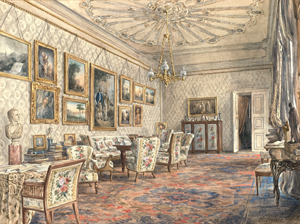 Lot 6677, Auction  126, Österreichisch, 19. Jh. . Salon im Palais des Karl Graf Lanckoroński in Wien 