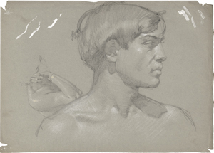 Lot 6740, Auction  126, Rothaug, Alexander, Bildnis eines Jünglings im Profil