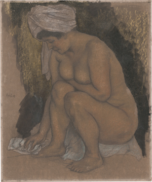 Lot 7019, Auction  126, Orlik, Emil, Sitzender weiblicher Akt