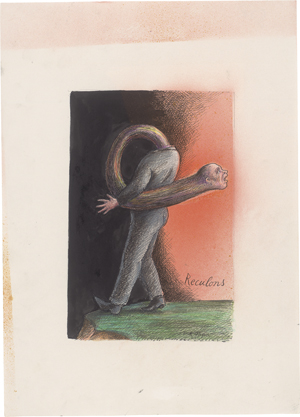 Lot 7218, Auction  126, Topor, Roland, Reculons