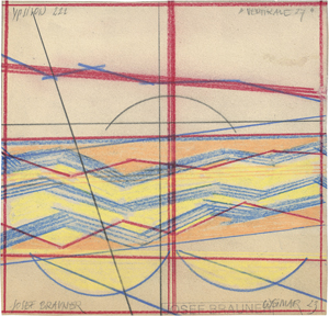 Lot 8052, Auction  126, Brauner, Josef, Ypsilon 222/Vertikale 27