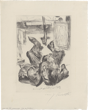 Lot 8077, Auction  126, Corinth, Lovis, Atelierwinkel