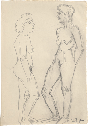 Lot 8121, Auction  126, Hauptmann, Ivo, Drei Aktzeichnungen