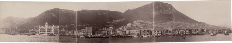 Lot 4050, Auction 126, Hong Kong, View of Hong Kong Bay