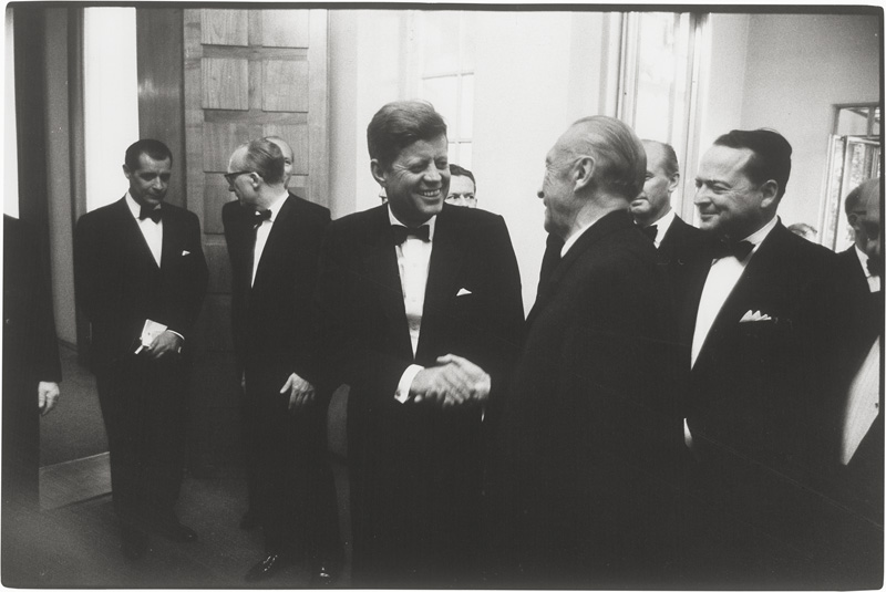 Lot 4185, Auction 126, McBride, Will, Adenauer & Kennedy in Bonn, Palais Schaumburg