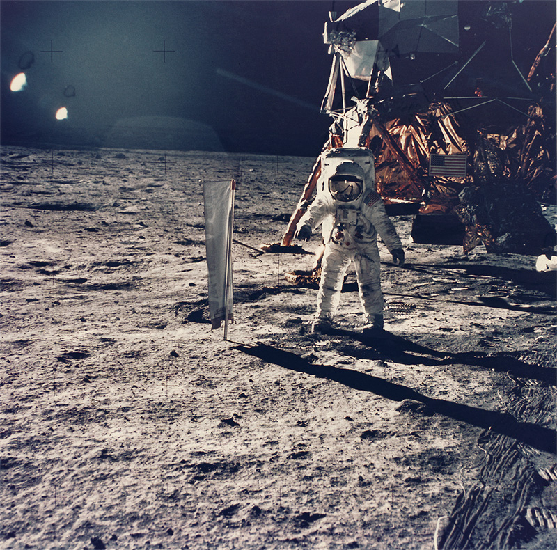 Lot 4193, Auction 126, NASA, Buzz Aldrin on the Moon