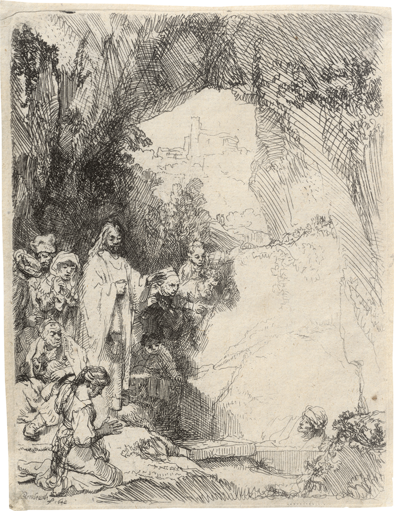 Lot 5196, Auction 126, Rembrandt Harmensz. van Rijn, Die kleine Auferweckung des Lazarus
