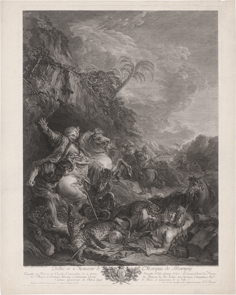 Lot 5288, Auction 126, Flipart, Jean-Jacques, La chasse au tigre