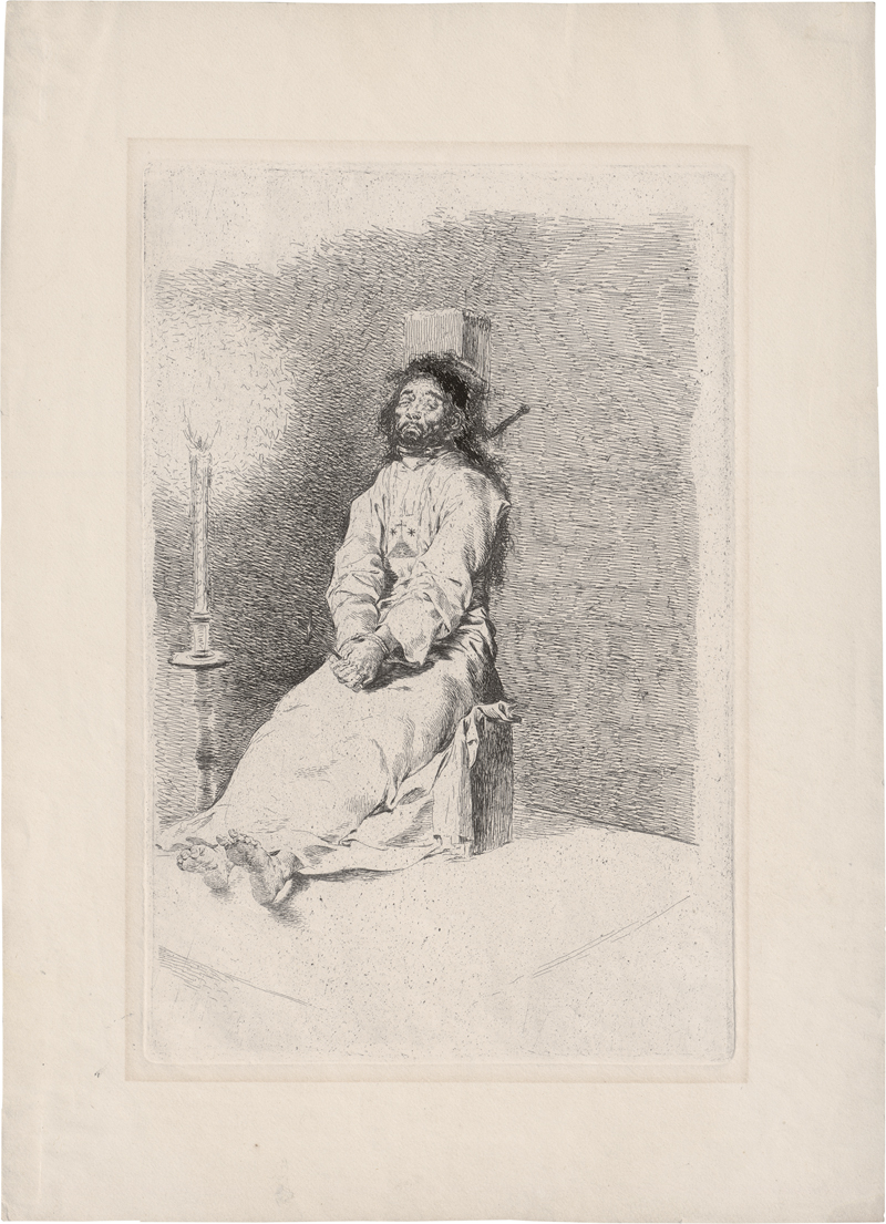Lot 5290, Auction 126, Goya, Francisco de, El Agarrotado
