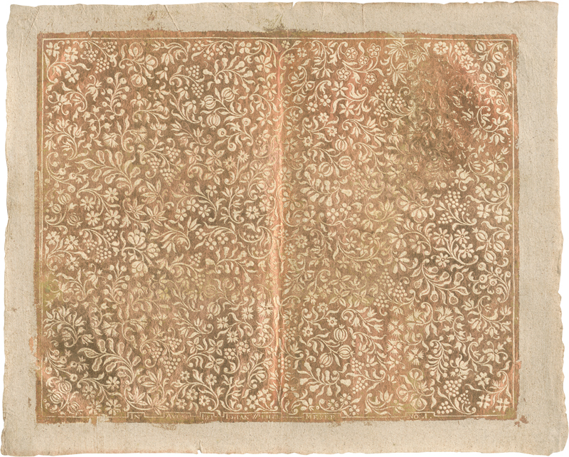 Lot 5310, Auction 126, Papierantiquitäten, Johann Wilhelm Meyer: Rankenblatt