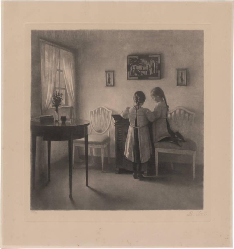 Lot 5375, Auction 126, Ilsted, Peter, Zwei spielende Mädchen