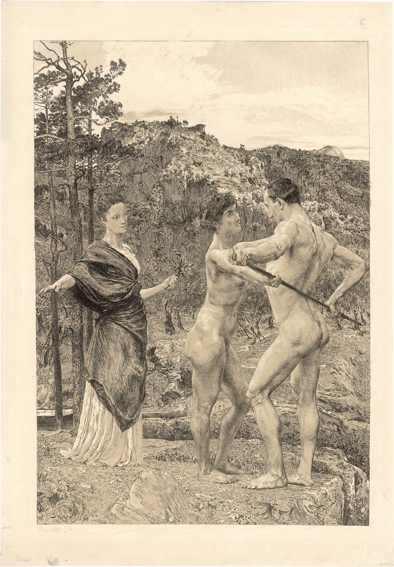 Lot 5425, Auction 126, Greiner, Otto, Herkules am Scheideweg