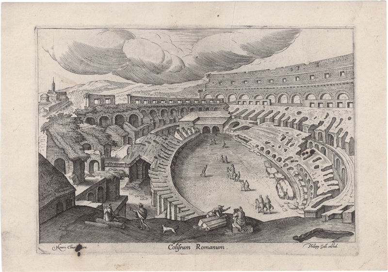 Lot 5526, Auction  126, Cleve III, Hendrik van - nach, Zehn Ansichten von römischen Ruinen