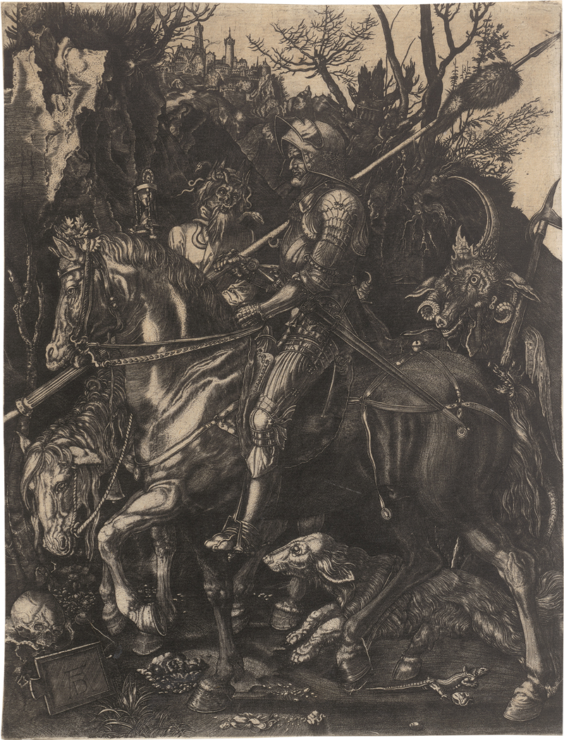 Lot 5550, Auction  126, Dürer, Albrecht - nach, Ritter, Tod und Teufel